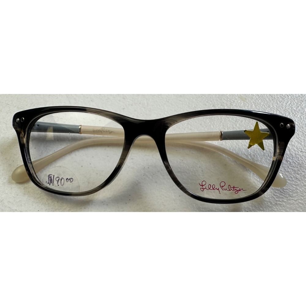 Lilly Pulitzer Ellis Eyeglasses Womens Cat Eye Tortoise Full Rim 50mm Frames NEW